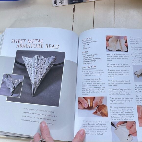Metal Clay Beads Book By Barbara Becker Simon - Picture 15 of 16